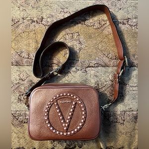 VALENTINO BY MARIO VALENTINO - Mia Logo Leather Bag with studs
